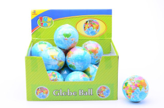 Měkký míček - zeměkoule 7,5 cm