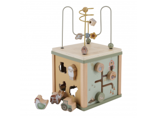 Kostka s aktivitami dřevěná Farma