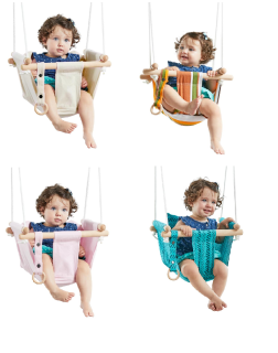 Dětská textilní houpačka 100% bavlna 2Kids Toys