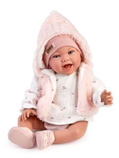 Olivie zátěžová realistická panenka miminko s měkkým látkovým tělem - 42 cm Guca