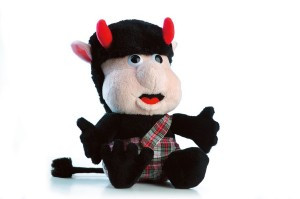 Přívěšek čertík Rudla 10 cm