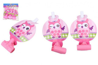 Frkačky papírové 6 ks růžové