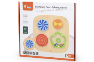 Dřevěná nástěnná hra - kruhy