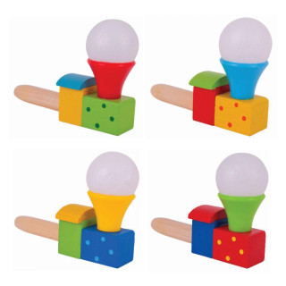 Foukání lokomotiva s balónkem 1ks Bigjigs Toys