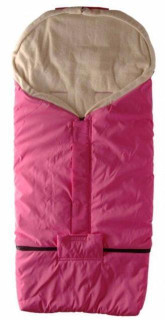 Fusak s beránkem z biobavlny RŮŽOVÝ