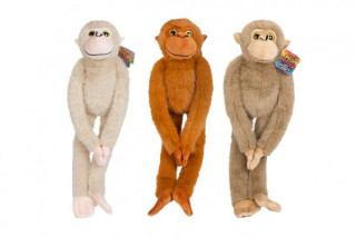 Opice plyš 55 cm se suchým zipem 