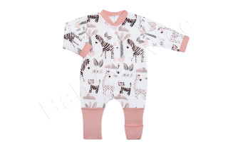 Rostoucí overal Safari růžová Česká výroba Babyservice