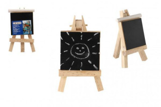 Mini tabule s křídou dřevo 8 x 13 cm 