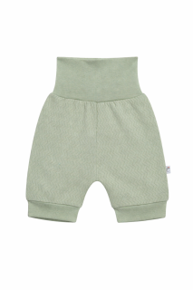 Kojenecké kraťasy vlnky mintová - Baby Service
