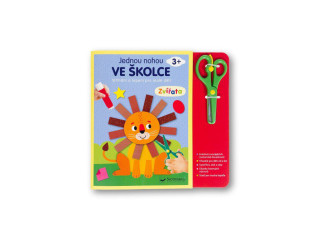 Jednou nohou ve školce Zvířata Stříhání a lepení pro malé děti 3+