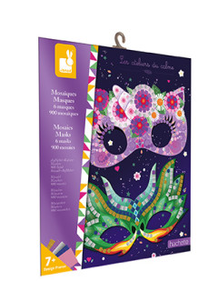 Mozaika Masky mini 7+ Janod Atelier 