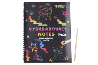 Vyškrabovací notes 26x19 cm/10 listů