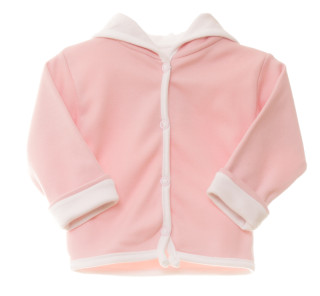 Oboustranný kabátek s kapucí MKCool Starorůžový
