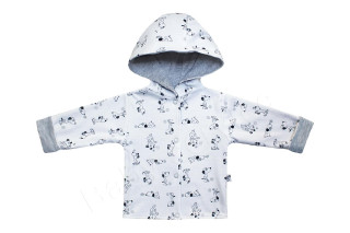 Podšitý kabátek s kapucí Pejsek Baby Service