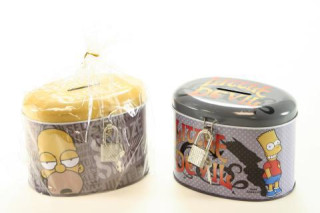 Pokladnička kovová Simpsonovi