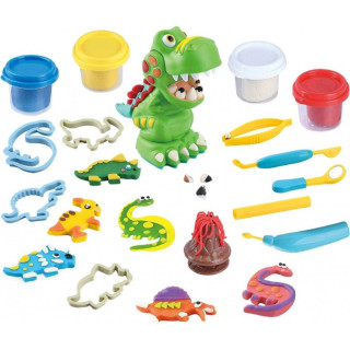 Modelína zubař dino set 4x56 g Playgo