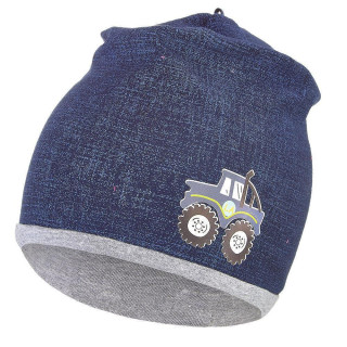 Čepice podšitá Outlast® Jeans/šedý melír