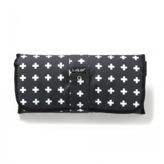 Přebalovací podložka NAPPER Crossy Black (bavlna)