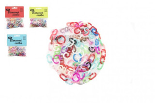 Céčka barevná 25g různé tvary 