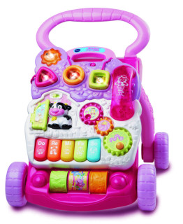 Vtech Chodítko - Uč se a poznávej růžové CZ