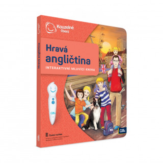 Interaktivní mluvící kniha Kouzelné čtení Hravá angličtina