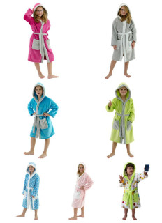 Dětský župan s kapucí Vel. 98-104 