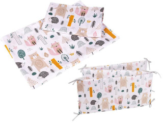 Sada povlečení 3dílné bavlněné 120 x 90 cm Les Infantilo