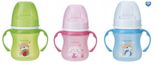 Hrníček tréninkový se širokým hrdlem Sweet fun 120 ml zvířátka