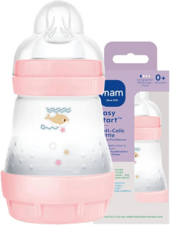 Dětská antikoliková láhev Easy Active 2x160 ml Mam Růžová