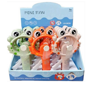 Ruční větráček krab 19 cm