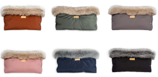 Beztroska rukávník s kožešinou na kočárek 