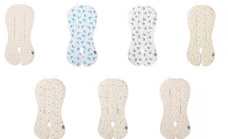 Letní vložka do kočárku 3D biobavlna 