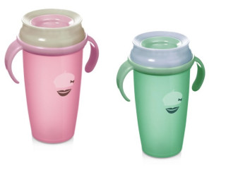 Hrníček LOVI 360 ACTIVE Retro 350ml s úchyty bez BPA
