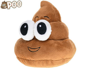 Plyšové lejno 18 cm velké oči 0 m+