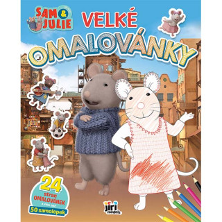 Velké omalovánky Dům myšek Sam & Julie