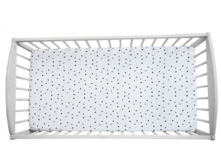 Prostěradlo We Care tečky 120x60 cm Sleepee