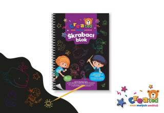 Škrabací/Vyškrabovací notes barevný CREATED 10 listů 14x20 cm