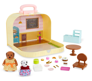 Sada v kufříku s postavičkami Cukrárna