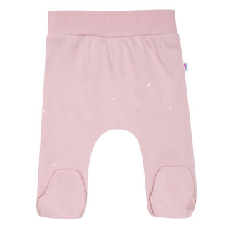Kojenecké bavlněné polodupačky New Baby BrumBrum Old pink