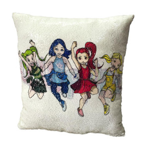 Polštář Lollipopz s flitry 38 cm