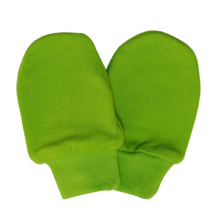 Rukavice bavlna jednobarevné sytá zelená Esito