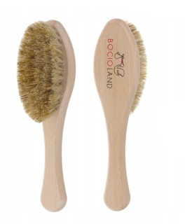 Dřevěný kartáč s pevným přírodním vlasem