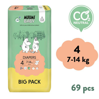 Eko pleny Muumi Baby 4 Maxi 7–14 kg 69 ks