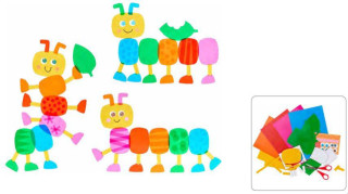 Kreativní sada Housenka Obrázky do okna Craft Kit Haba