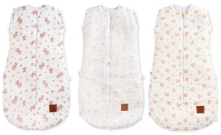 Dětský zateplený mušelínový spací pytel Premium Infantilo