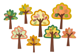 Kreativní sada První nalepovací zvířátka z listnatého lesa Haba