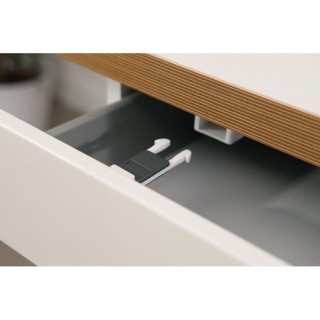 Lindam - Dvojitá bezpečnostní zábrana na šuplíky 4ks (Xtra Guard)