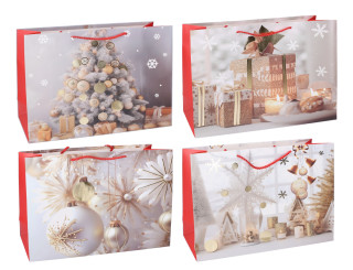 Dárková taška L 30x38,5x11 cm Vánoce