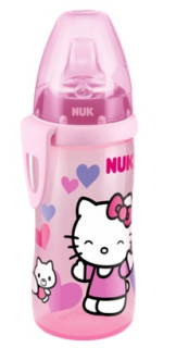 Active Cup láhev 300 ml silikonové pítko, 12 m+ HELLO KITTY