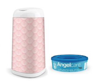 Koš na pleny Dress Up+ potah na koš Flower ANGELCARE